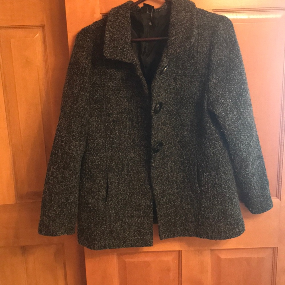 Gray tweed jacket